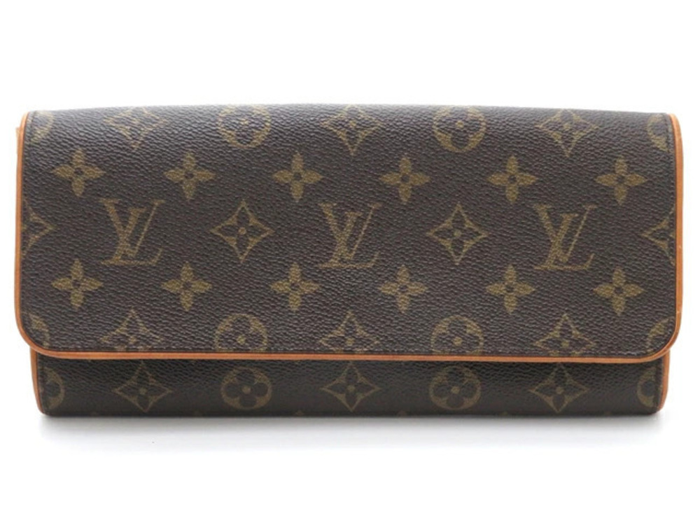 LOUIS VUITTON Pochette Twin Shoulder Bag Monogram